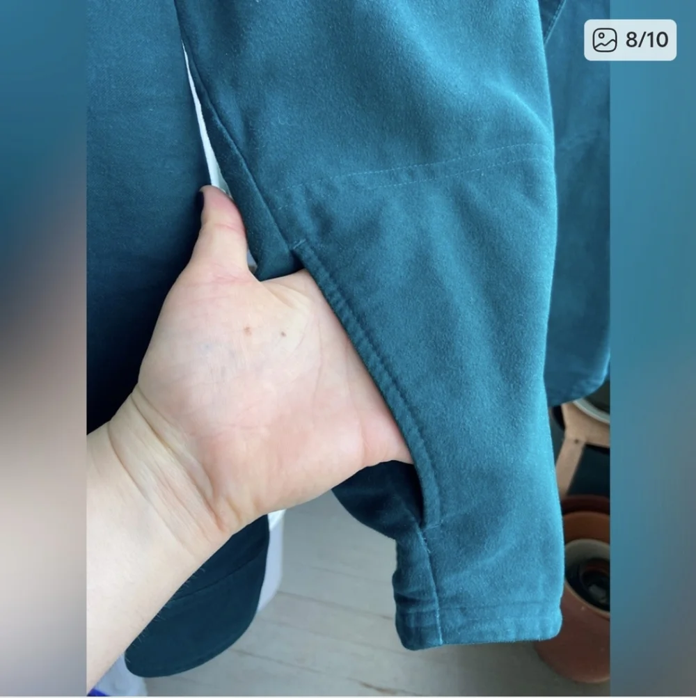 Toad & Co Women's Morrison Shirt Jacket In Green - Picture 3 of 4